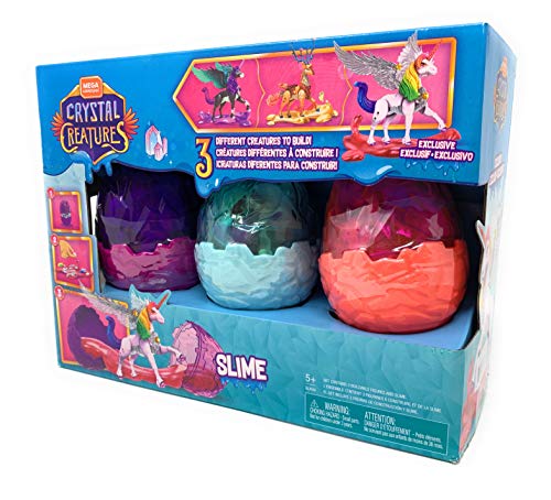 Mega Construx Slime Crystal Creaturers (3 Buildable Figures/Slime) #2250936