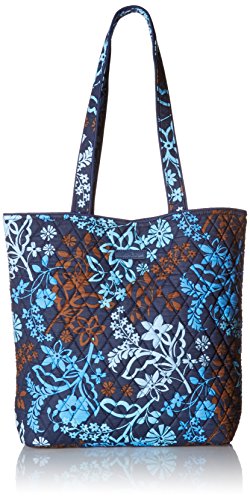 Vera Bradley Women's Cotton Tote, Java Floral, One Size