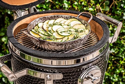Poêle à frire forgée Ø24cm avec 2 poignées pour cuisson quotidienne - 8