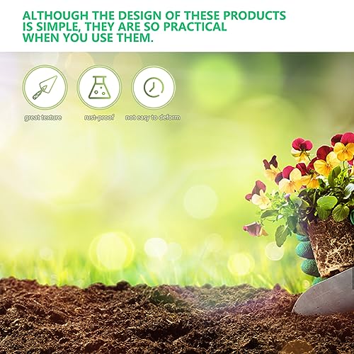 Kisangel 2sets Kit de herramientas de jardinería en plástico miniatura 6