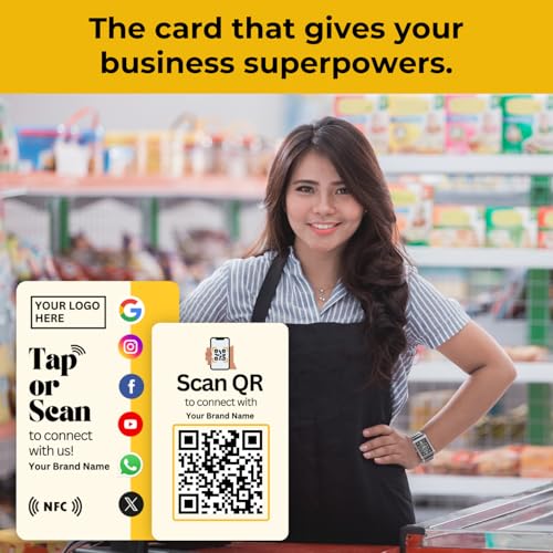 tinydabba Custom Combo Review card | NFC & QR Enabled by tinydabba - 8