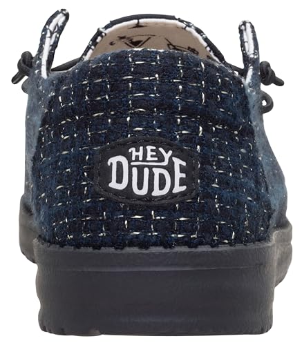 Image of HEYDUDE Women's Wendy Metallic Sparkle Slip On Shoes | Stylish Fashion Loafers for Women | Lightweight & Comfortable