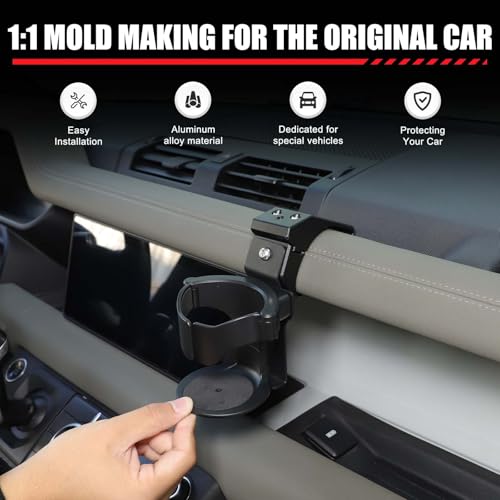 Portavasos para Land Rover Defender 2020-2025 aluminio miniatura 6