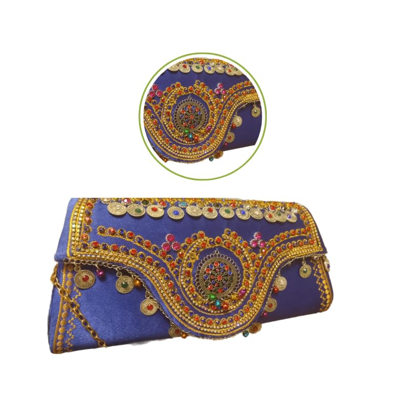 GenericShoulder bag size medium 14 inch color Red blue and sliver