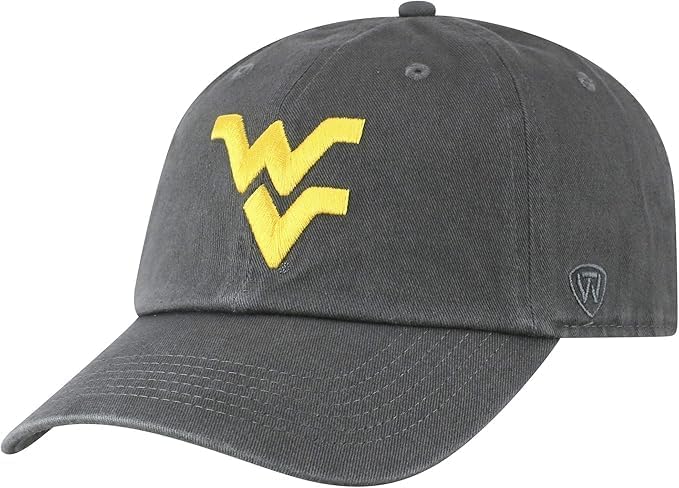 West Virginia Collegiate Adjustable Hats
