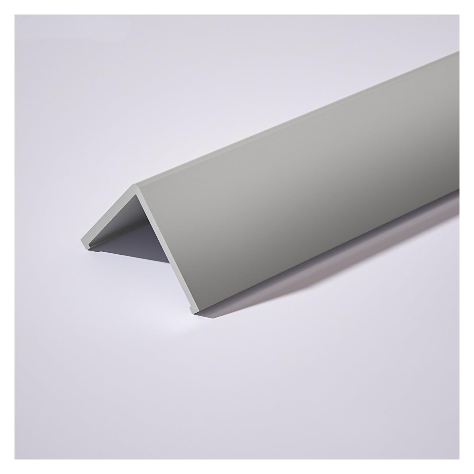 Wall Corner Guard Edge Protector, 3.6cm/1.4'' Wide Heavy Duty Corner Guard Edge Protector/Corner Edging Trim Strips Durable PVC 89° Angle(Grey,L 1.5m/4.9ft)