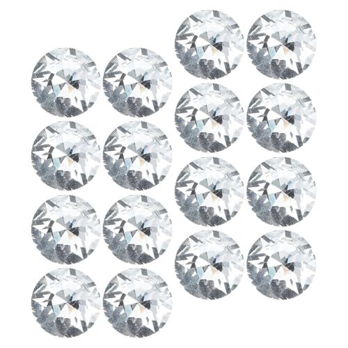 Healifty 60 piezas Botones Capitoné para Muebles con Cristales Decorativos Botones Redondos Desmontables para Tapizado de Sofá y Proyectos DIY Adornos Brillantes para Decoración de