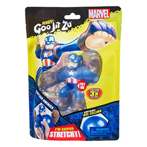 Heroes Of Goo Jit Zu Licensed Marvel Hero Pack - Captain America, Multicolor (41057) #TOP6