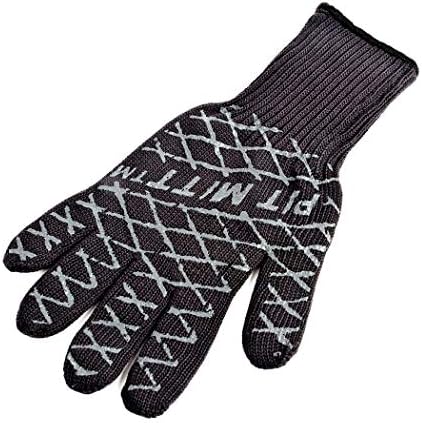 Charcoal Companion Ultimate Barbecue Pit Mitt Glove - For Grill or Oven - Measures 13" Long - CC5102.