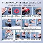 Windshield Repair Kit, DIY Chip & Crack Fix, Resin, Syringe & Curing Film - Image 4