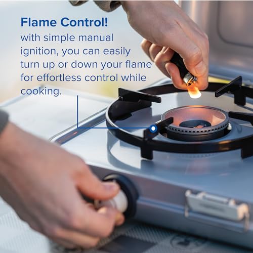 Campingaz Camping Kitchen 2 Camping Stove | 2 x 2000 Watts | 2-Burner Gas Stove with removable pan Supports | portable & compact - Image 5