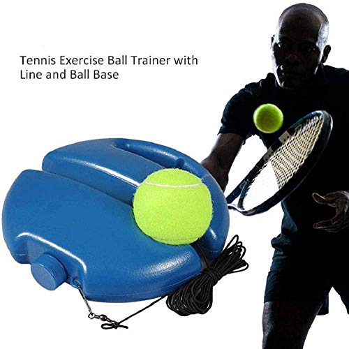 SZBEJMYA Small Aim Tennis Trainer Tennis Ball Singles Training Practice Balls Back Base