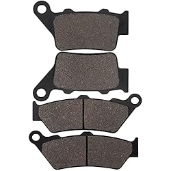 Maletas Para F 650 Gs Año 2006 Cnornus Pastillas de Freno Delanteras y Traseras para Honda F 650 CS F650 CS Scarver 2000-2007 F 650 GS Dakar 1999-2007 F 650 ST strada 1997-2000 F 700 GS 2013-2018 F 800 GS Adventure 2012-2018