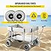 VEVOR Beach Fishing Cart, 51.2