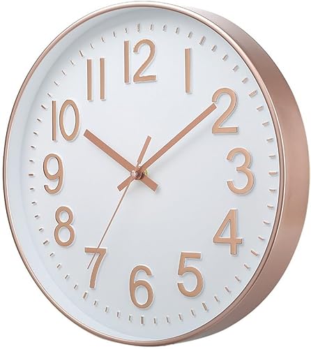 Wall Clock 30cm Silent Non Ticking Clock for Living Room Bedroom Kitchen Office