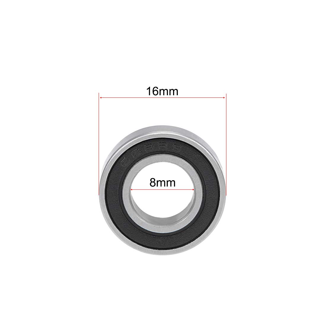 Othmro 6206-2RS Rodamientos De Ranura Profunda 30 X 62 X 16 Mm