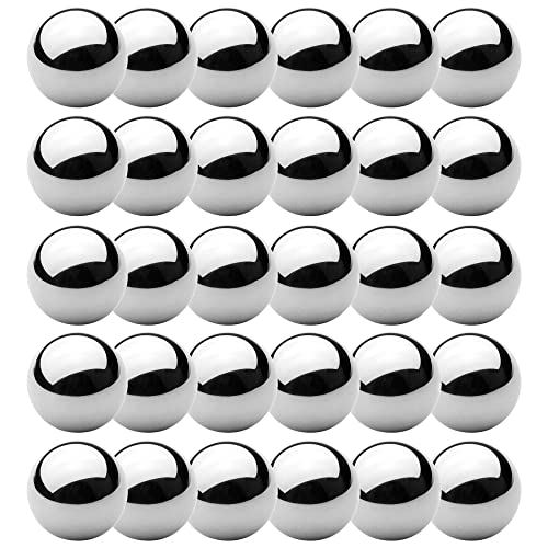 cyclingcolors 30x Bolas de Precisión de Acero AISI 52100 Rodamiento Cojinete Bicicleta Patineta Dirección Buje (7mm)