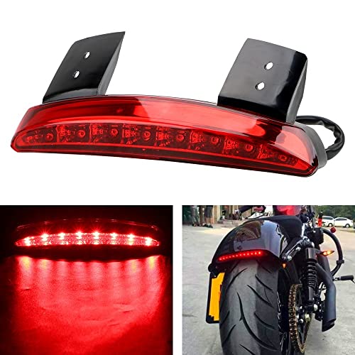 Luz trasera de freno roja para motocicleta XL 883 1200 7