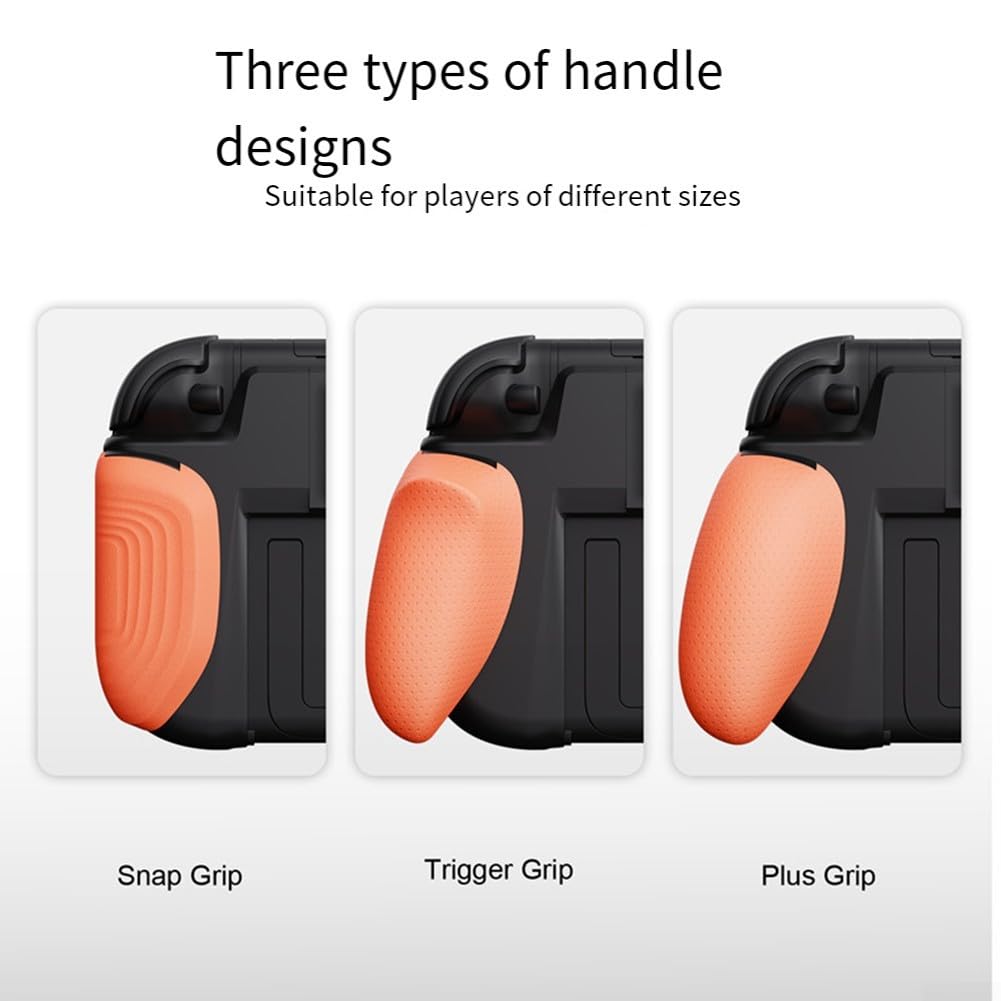 Custodia protettiva ergonomica per Nintendo Switch 2, impugnatura regolabile per comfort durante il gioco prolungato (blu e rosso)