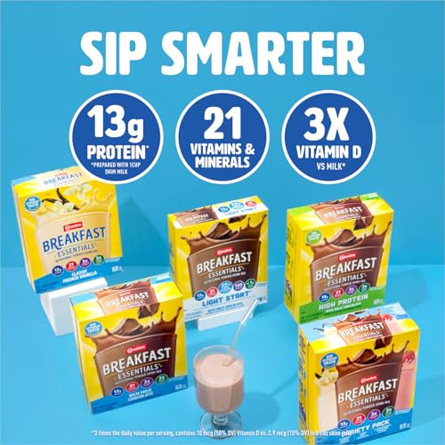 Image of Carnation Breakfast Essentials High Protein Nutritional Powder Drink Mix