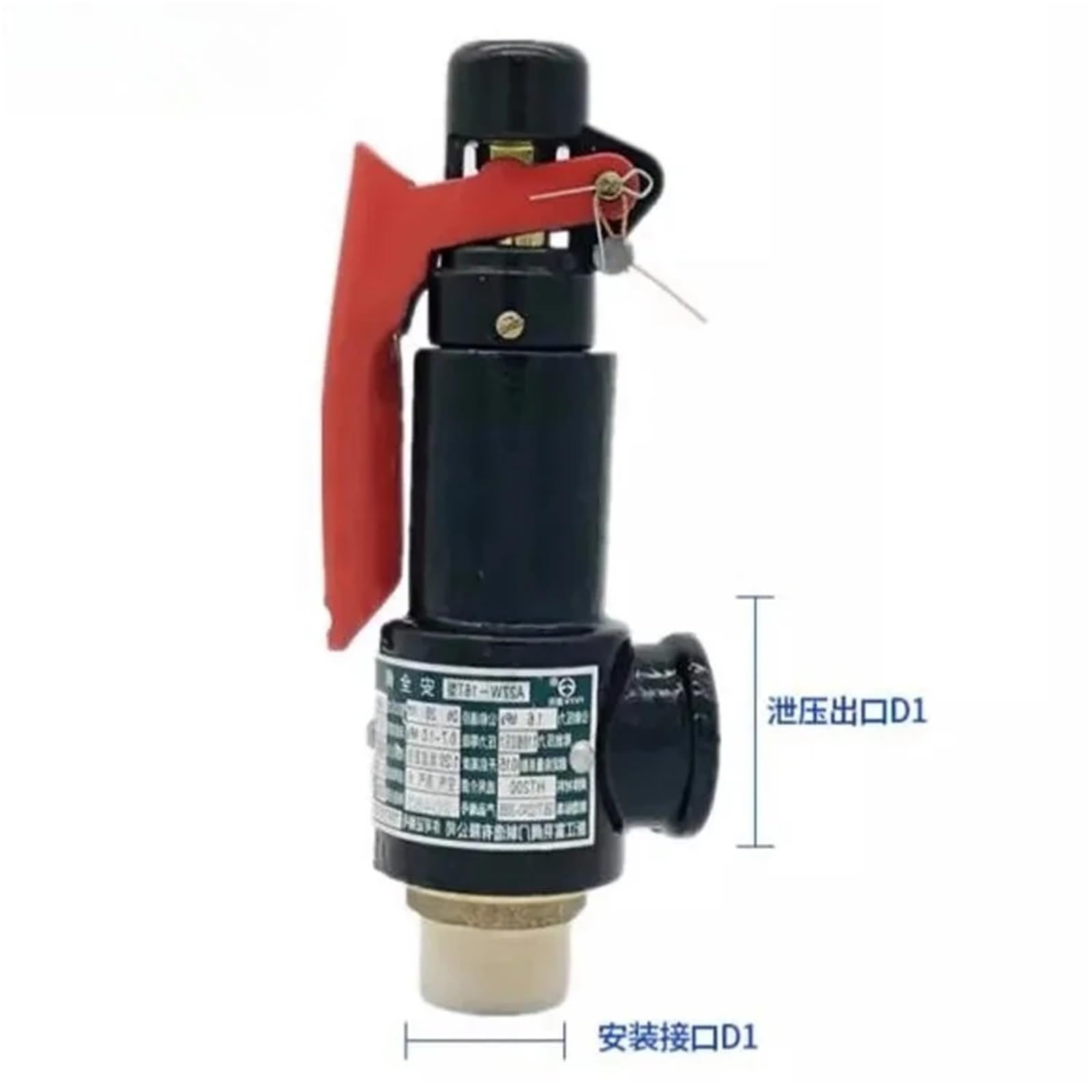 Valvola di Sicurezza Scarico Pressione Valvola di sicurezza a molla da 1/2" 3/4" 1"