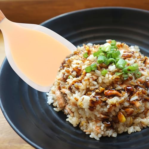 ROMISBABA 2個 防滑耐熱シリコン飯しゃもじ 滑りにくいハンドルで持ちやすく電気炊飯器対応 ご飯や料理の盛り付けになキッチンスプーン