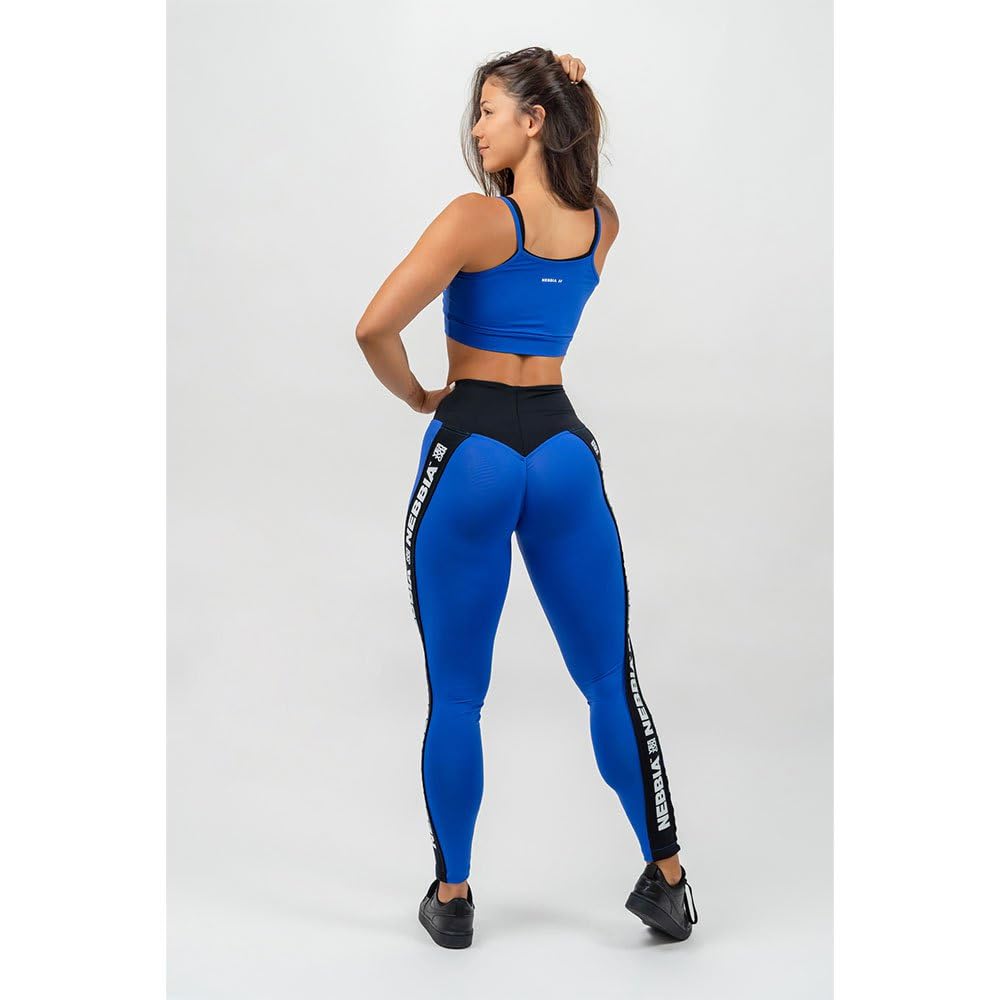 Nebbia Sporthose Damen - Scrunch Leggings mit Hohem Bund, Push Up Effekt und Blickdicht - Yogahose Damen Lang, Atmungsaktive Gym Leggings für Damen - Perfekt als Activewear für Damen