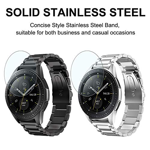 valkit Pulseira compatível com Galaxy Watch de 42 mm/Galaxy Watch 5/Pro 5/4, 2 pacotes de 20 mm Gala