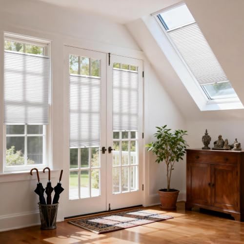 Tensioned Top Down Bottom Up Cellular Shades for Indoor Windows & Door & Roof WindowPrivacy Top Down Bottom Up Cellular Shades for Indoor WindowsInsulated Skylight BlindsDenoised Skylight Blinds