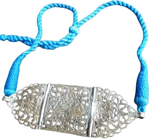 Vintage Amulet Cum Choker- Traditional Handmade Antique Jewellery, Choker Collar Necklace For Women
