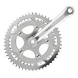 Sunlite Alloy Double Crankset, 170mm x 52-42t, Silver