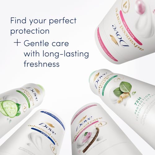 Dove Advanced Care Antiperspirant Deodorant Stick Cool Essentials 4 ct for helping your skin barrier repair after shaving 72 hour odor control and sweat protection with Pro Ceramide Technology 2.6 oz - image 6