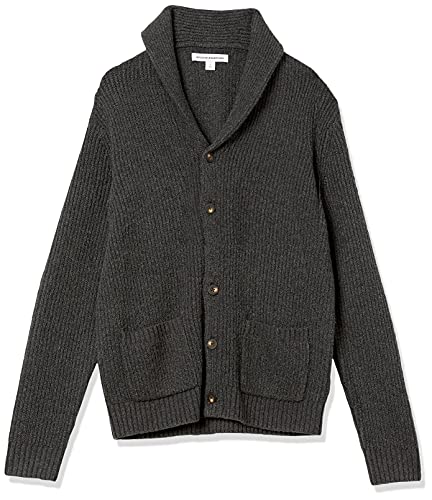 Amazon Essentials AEM20072F21-ARGRY-LARGE Men'S Long-Sleeve Soft Touch Shawl Collar Cardigan thumb #4