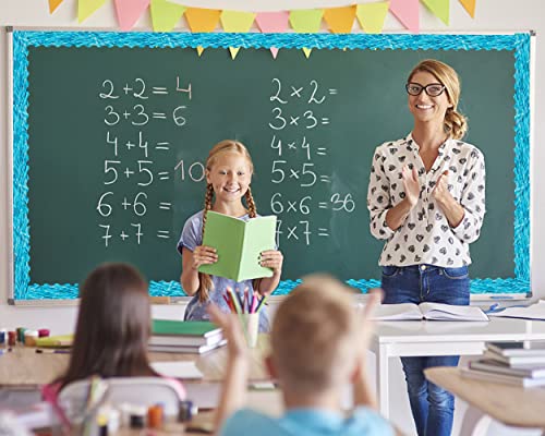 57.4 Ft Ocean Wave Bulletin Board Borders 50 Pcs Under The Sea Beach Boards Trim For School Classroom Bulletin Borad Office Wall Decal #TOP5