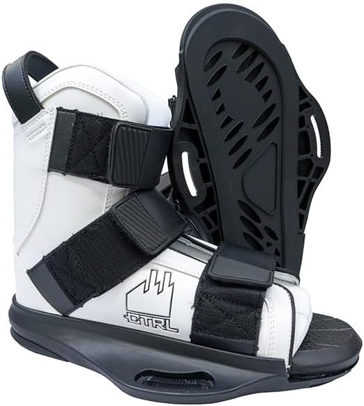 CTRL Imperial V2 Open-Toe Wakeboard Bindings, White