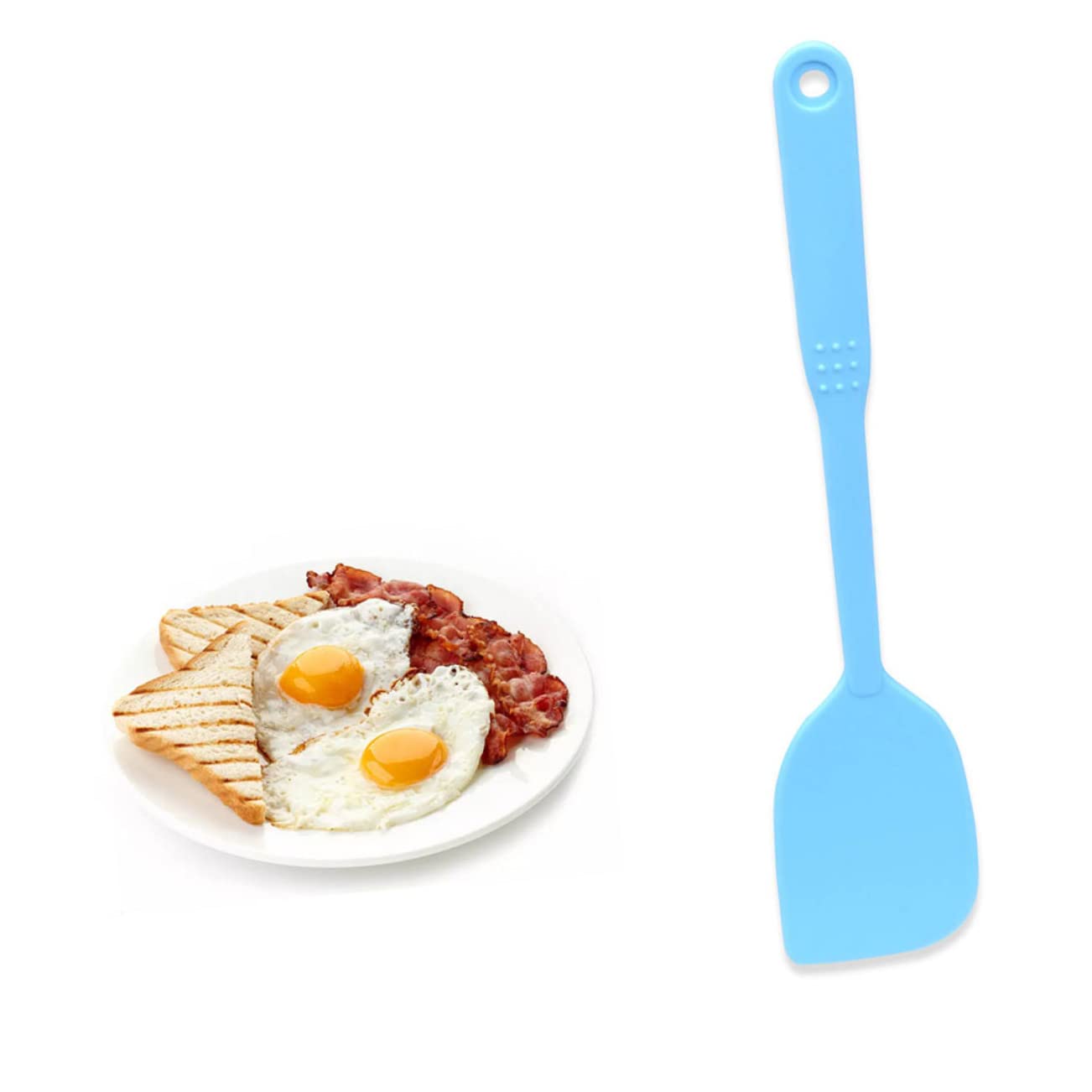 Cabilock 5 Pcs Nylon Kitchen Utensil Set Heavy Duty Non Stick Cooking Tools Odorless and Easy to Clean for Mixing Serving and Baking Your Kitchen