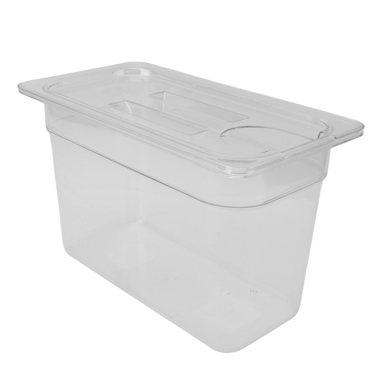 Recipiente de Cocción Lenta Transparente a Baja Temperatura de 6,9 ​​L con Tapa para Cocinas Circuladoras de Inmersión, Material ABS de Grado Alimenticio, Estuche Grande de