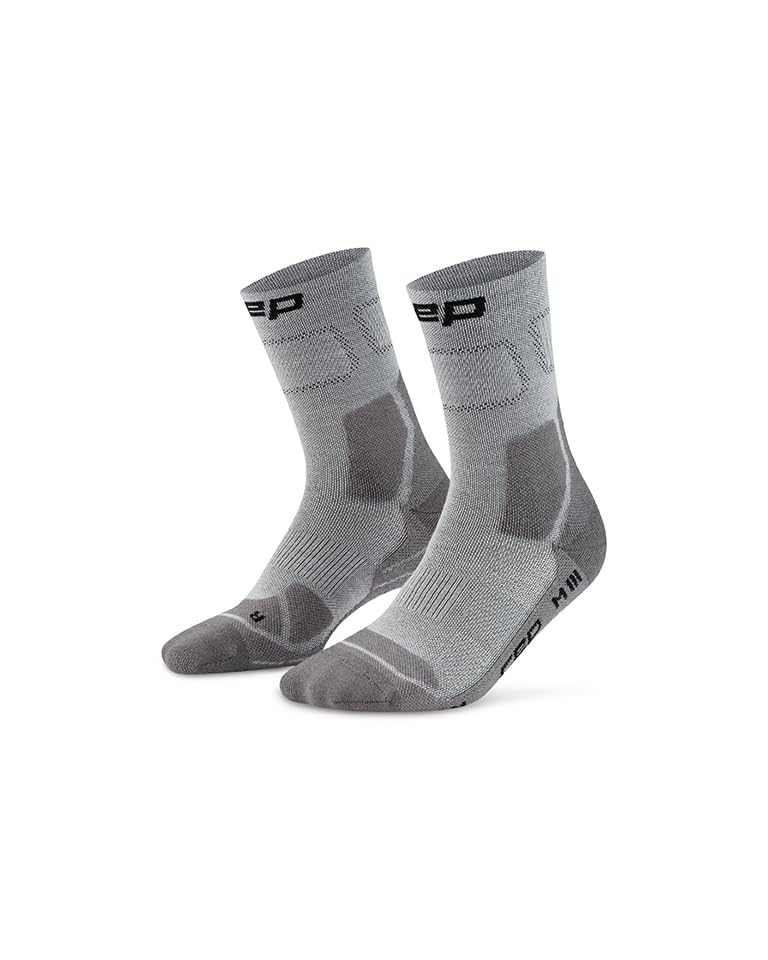 CEP Medium Cushion Mid Cut Wandersocken Damen – leichte Gepolsterte Socken für Komfort beim Trekking – atmungsaktive Anti Blasen Socken für Outdoor, Hiking & lange Touren