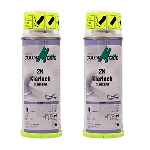 COLORMATIC 2x 200ml 2K Klarlack mit Härter