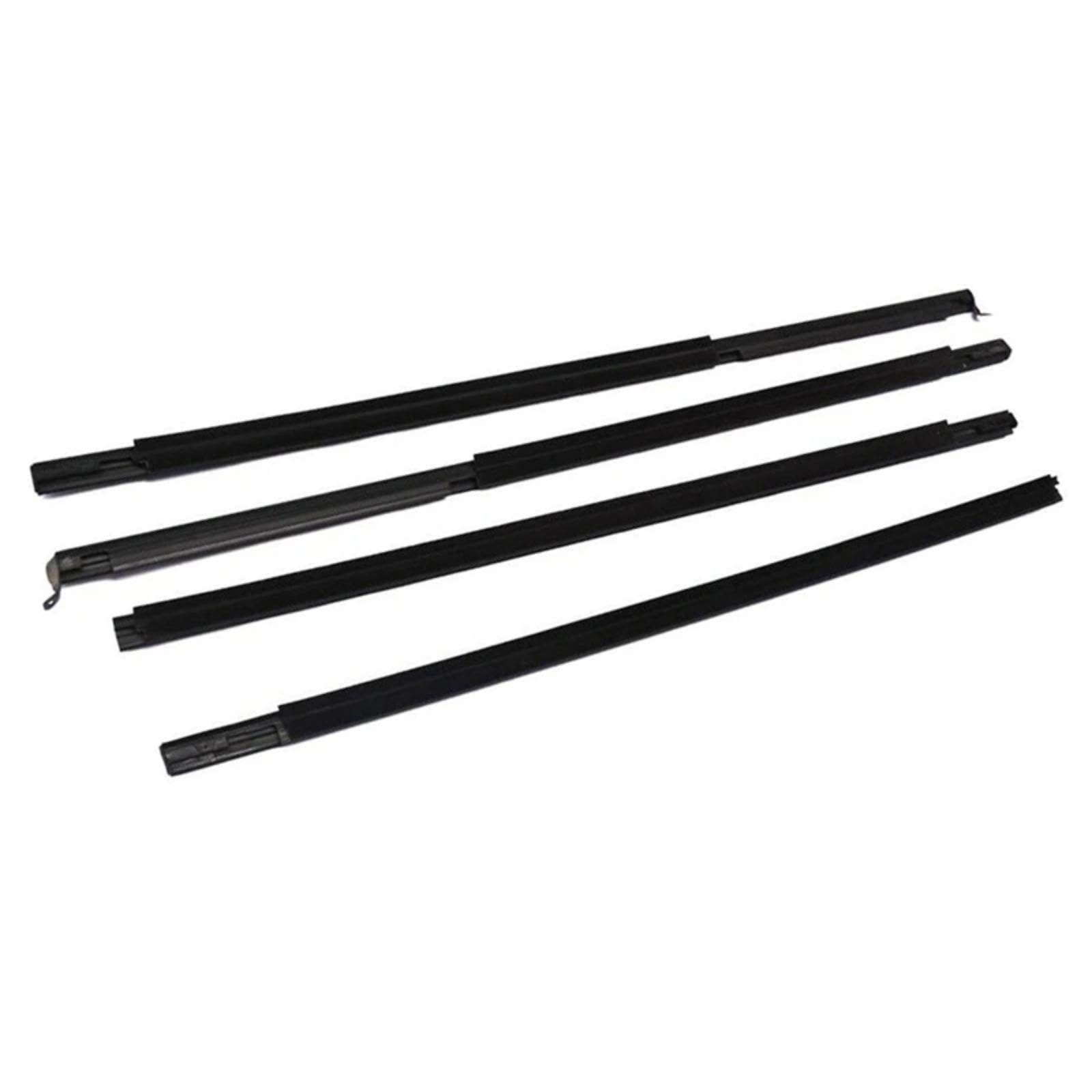 Tudexx One Color Car Weather Stripping Compatible With Mitsubishi For Pajero For Montero V73 V93 V97 2000-2016 4Pcs Window Weatherstrip Side Strip Seal Belt Trim 5757A270