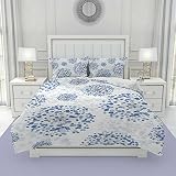 Colorful Blue Dandelion Duvet Cover Full Size Duvet Cover Queen Size 3 Piece Cover Dandelion Cover S