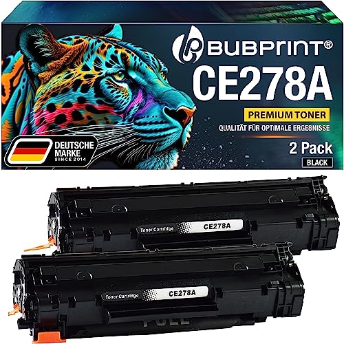 Bubprint 78A Toner kompatibel als Ersatz für HP 78A CE278A für Laserjet Pro M1536 M1536DNF M1537DNF M1538DNF M1539DNF MFP P1566 P1600 P1606DN P1607DN P1608DN P1609DN(Schwarz,2er-Pack) Bubprint 78A Toner kompatibel als Ersatz für HP 78A CE278A für Laserjet Pro M1536 M1536DNF M1537DNF M1538DNF M1539DNF MFP P1566 P1600 P1606DN P1607DN P1608DN P1609DN(Schwarz,2er-Pack)