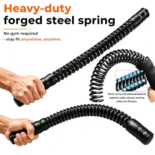 Weighted Ropeless Battle Ropes, High-Resistance Portable Heavy-Duty Cordless Rope for Home Gym with Poster, Low Noise. HIIT and Low-Impact Cardio Aerobic Training for Men & Women (#Black) - image 5