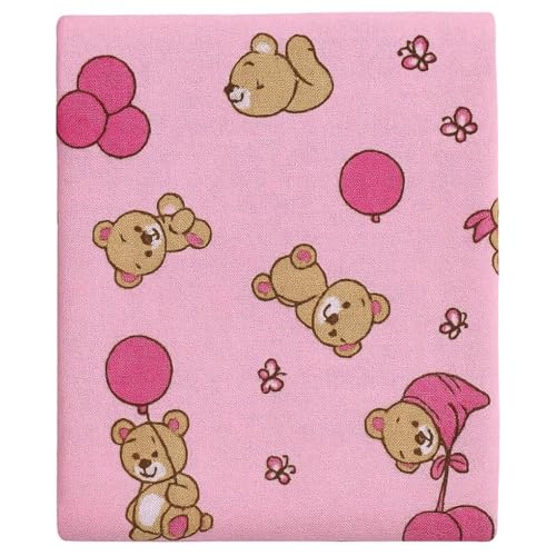 Toalha de Banho com Capuz para Bebê 100% Algodão (Rosa)