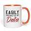 Easily Distracted By Data TT Orange