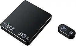 Balança digital com temporizador Balança de alimentos pequena Balança de cozinha com precisão de 0,1 G, Balança 5kg