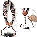 Alled Camera Neck Shoulder Belt Strap, Chevron Scarf Vintage Print Soft Coloful Camera Straps for Women/Men for DSLR/SLR