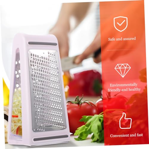 Rallador multifuncional de acero inoxidable para verduras y queso miniatura 4