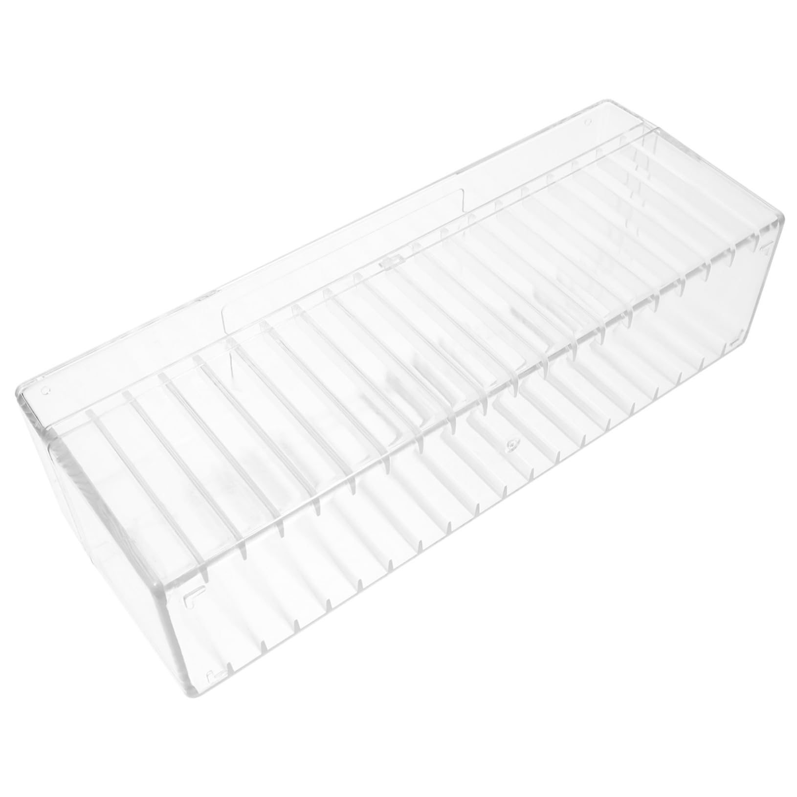 Operitacx Caja De 4 Piezas Caja de almacenamiento de monedas graduada envase plastic container monedero multifunción monederos para coleccionistas Múltiples ranuras Caja de almacenaje