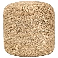 vidaXL Pouf Fait à la Main 40 x 45 cm Jute